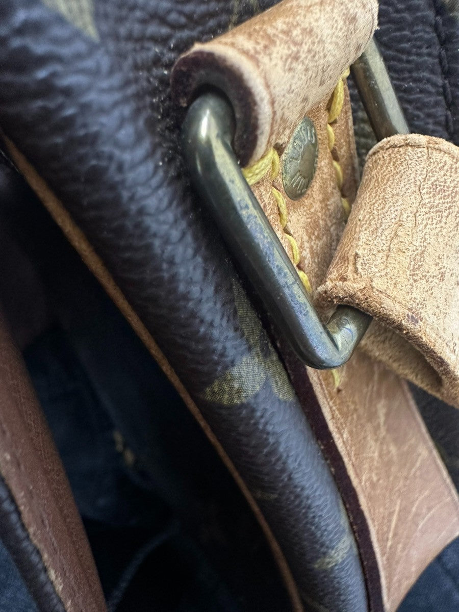 LOUIS VUITTON Cartouchiere MM Shoulder Bag Monogram Leather Brown M51253 31CA716