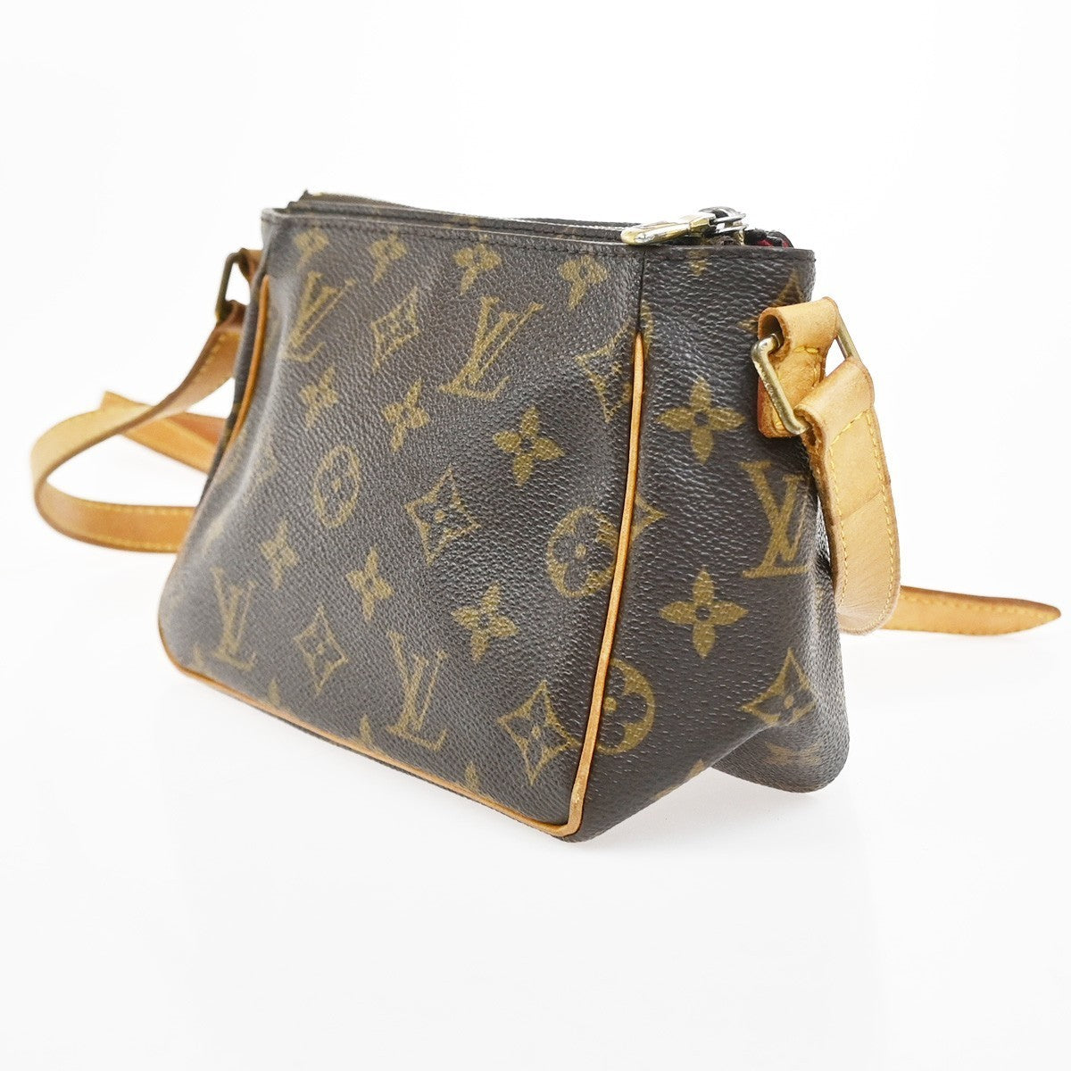 LOUIS VUITTON Viva Cite PM Shoulder Bag Monogram Leather Brown M51165 57TA639