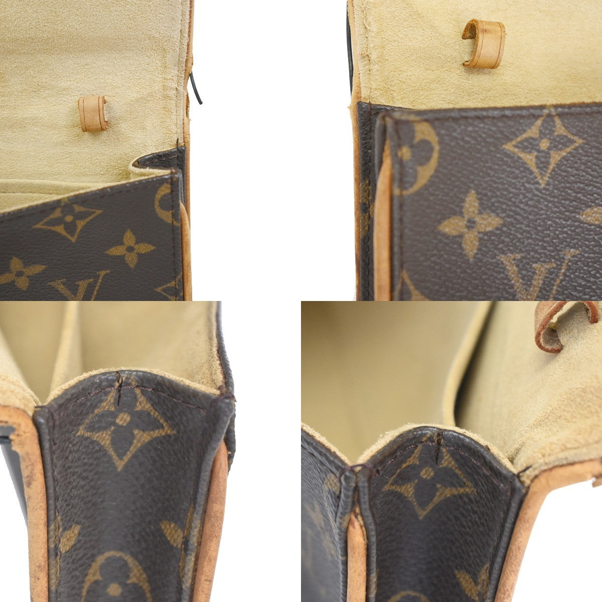 LOUIS VUITTON Pochette Twin GM 2Way Shoulder Bag Monogram Brown M51852 33KC733