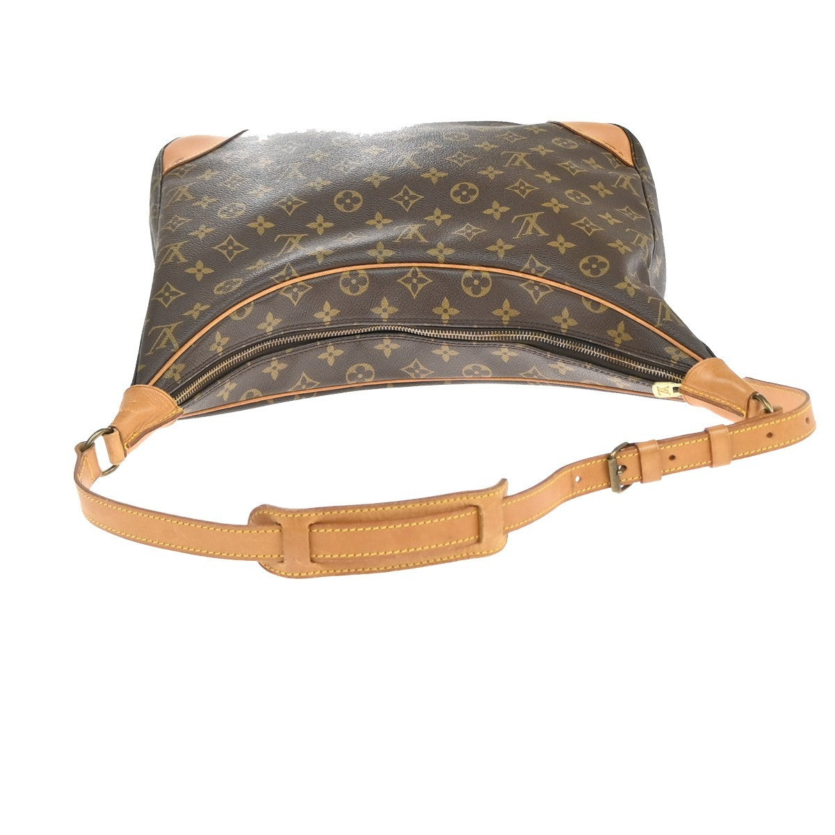 LOUIS VUITTON Boulogne 35 Shoulder Bag Monogram Leather Brown M51260 88YJ095
