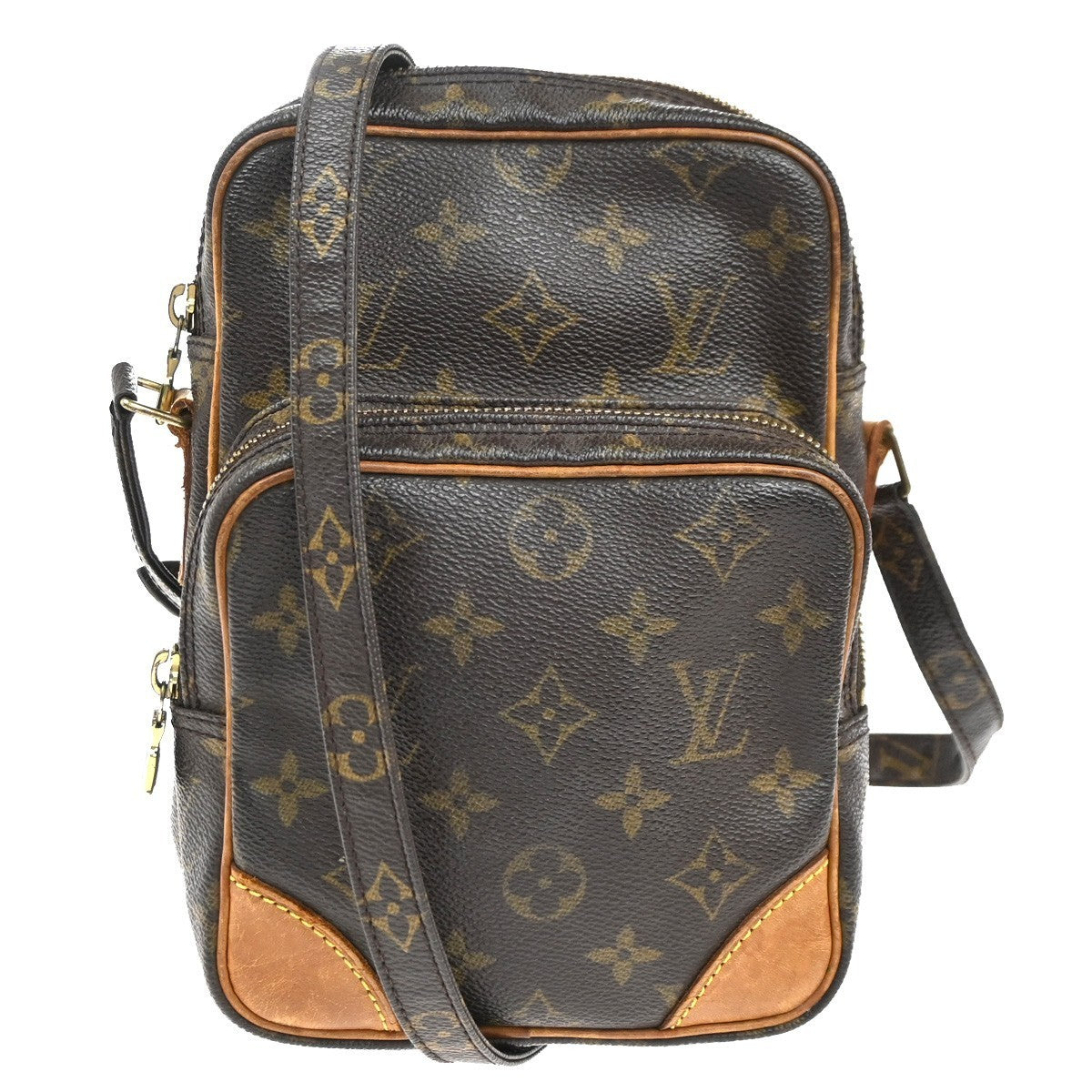 LOUIS VUITTON Amazon Crossbody Shoulder Bag Monogram Leather BN M45236 34KC362