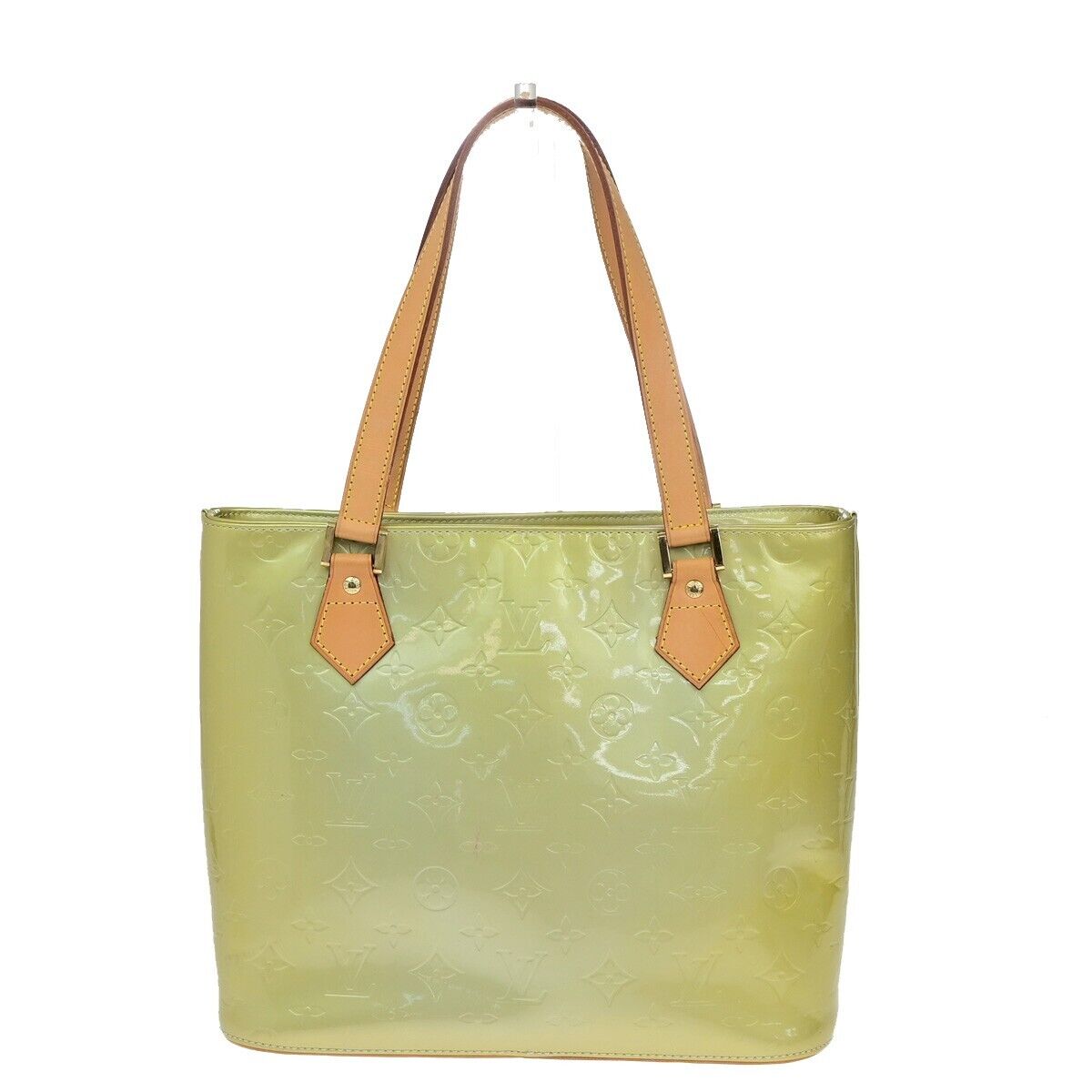 LOUIS VUITTON Houston Shoulder Bag Monogram Vernis Leather Green M91053 61EE022