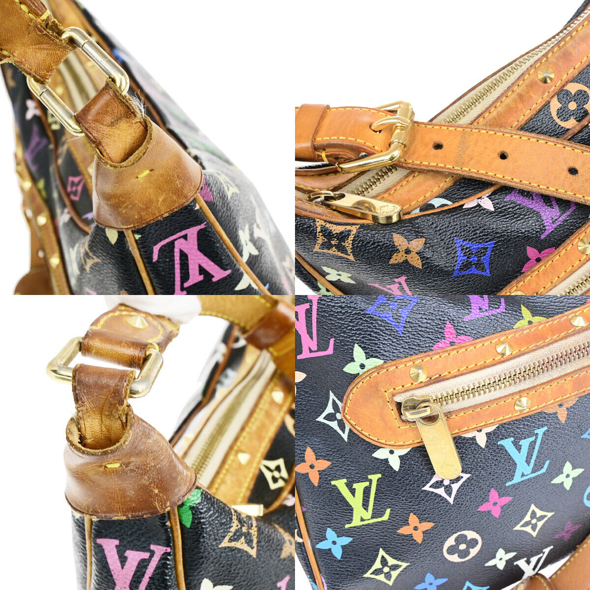 LOUIS VUITTON Boulogne Shoulder Bag Monogram Multi Leather BK M92638 73YG625
