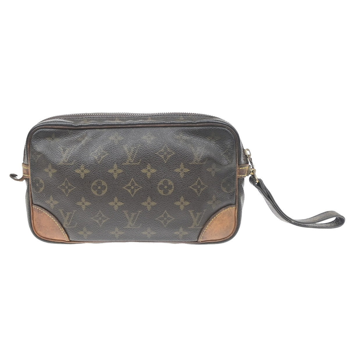 LOUIS VUITTON Marly Dragonne GM Clutch Hand Bag Monogram Brown M51825  07SA170