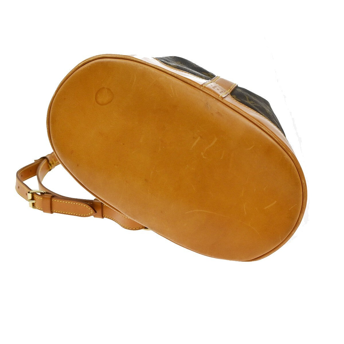 LOUIS VUITTON LV Randonnee PM Shoulder Bag Monogram Leather Brown M42243 99EE238