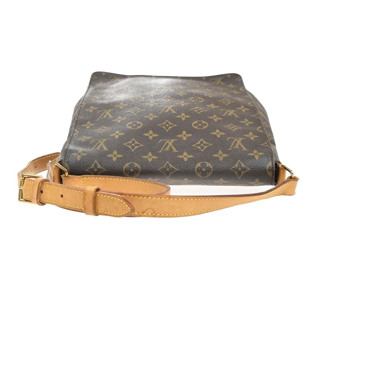 LOUIS VUITTON Musette Shoulder Bag Monogram Leather Brown France M51256 70KC720