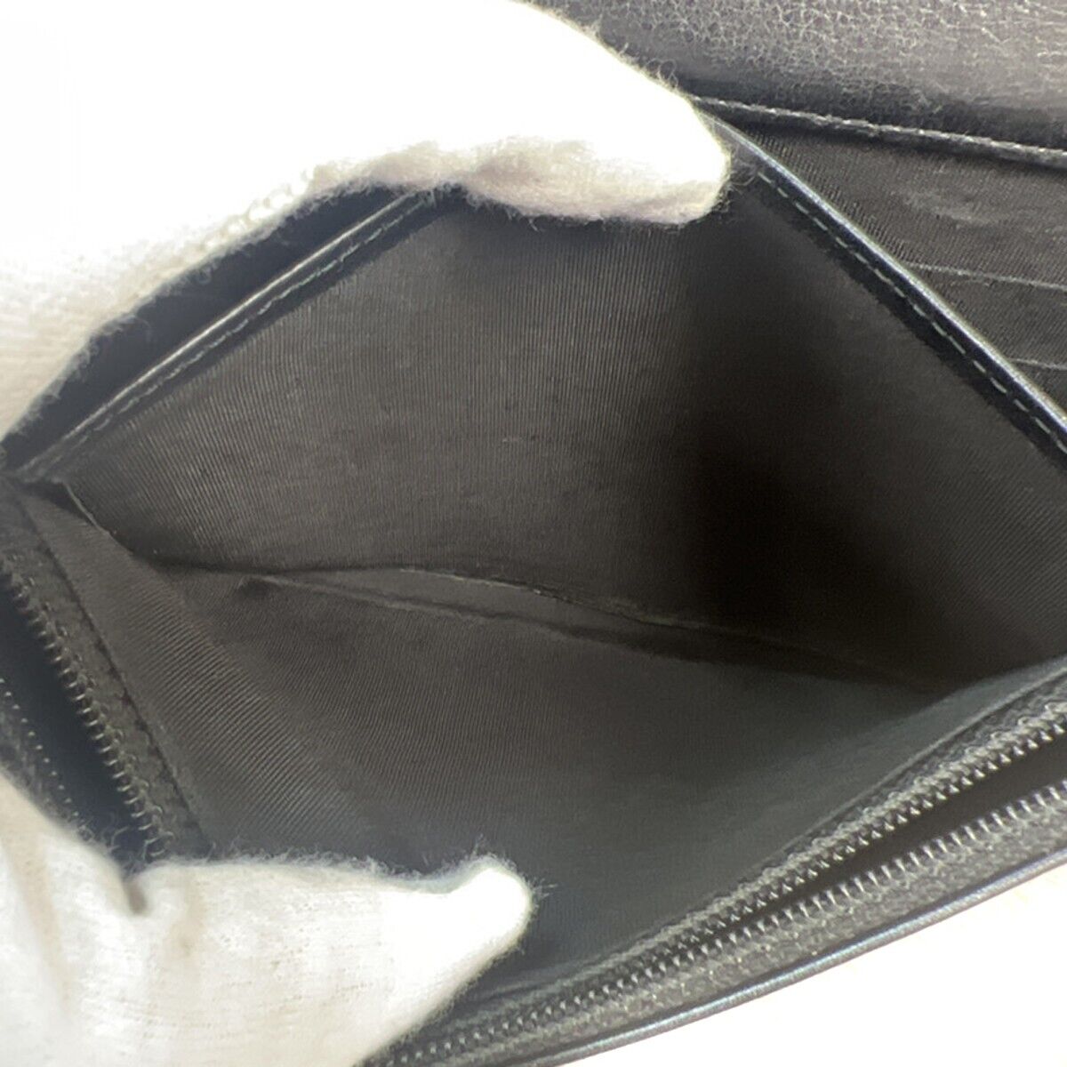 CHANEL CC Logo GST Chain Shoulder Bag Wallet Caviar Skin Leather BK SHW 367RF145