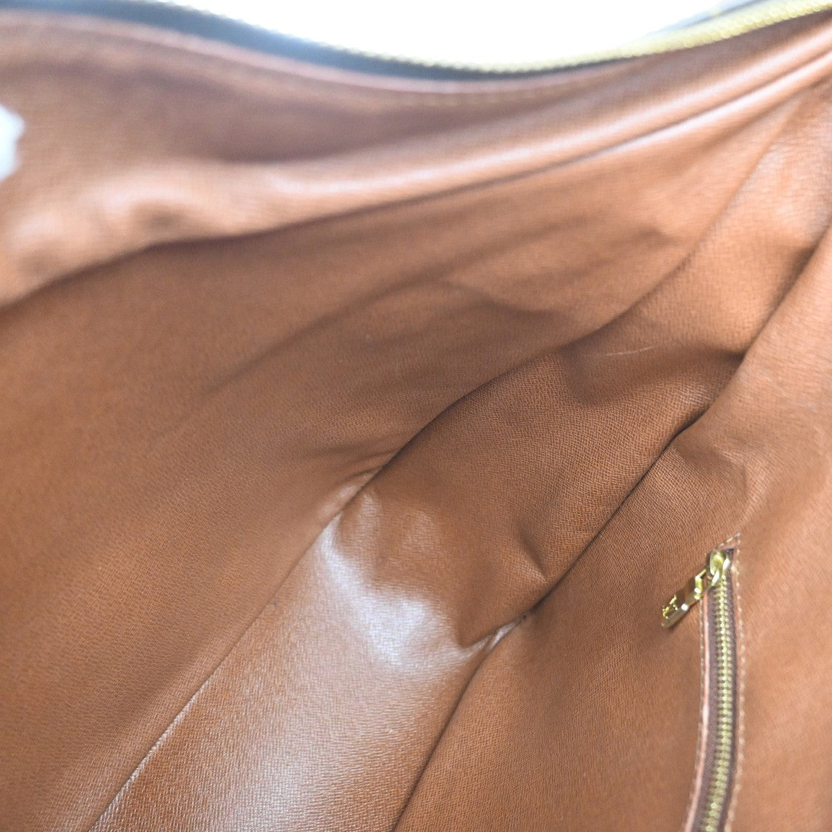 LOUIS VUITTON Boulogne 35 Shoulder Bag Monogram Leather Brown M51260 88YJ095