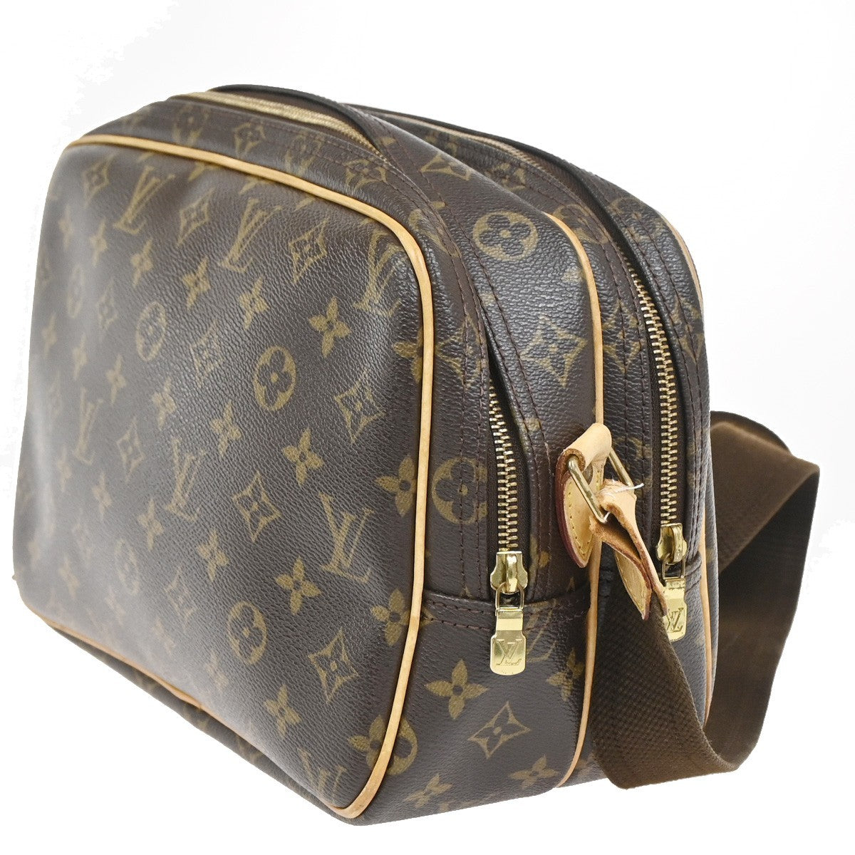 LOUIS VUITTON Reporter Crossbody Shoulder Bag Monogram Leather BN M45254 32KC942