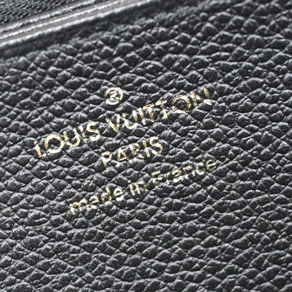 LOUIS VUITTON LV Zippy Long Wallet Monogram Empreinte Balck M93435 76KB293