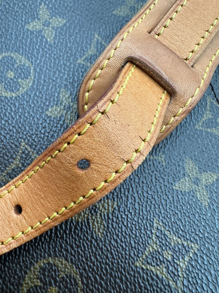 LOUIS VUITTON Saint Cloud GM Shoulder Bag Monogram Leather Brown M51242 76CA606