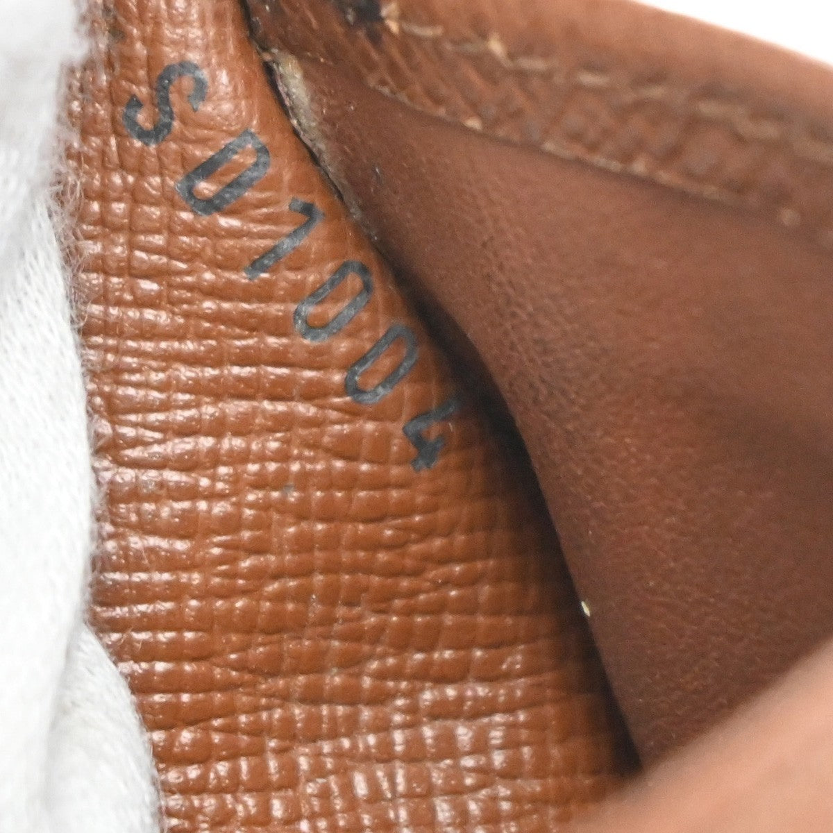 LOUIS VUITTON LV Logo 2 Set Bifold Wallet Monogram Leather Brown 04EG272