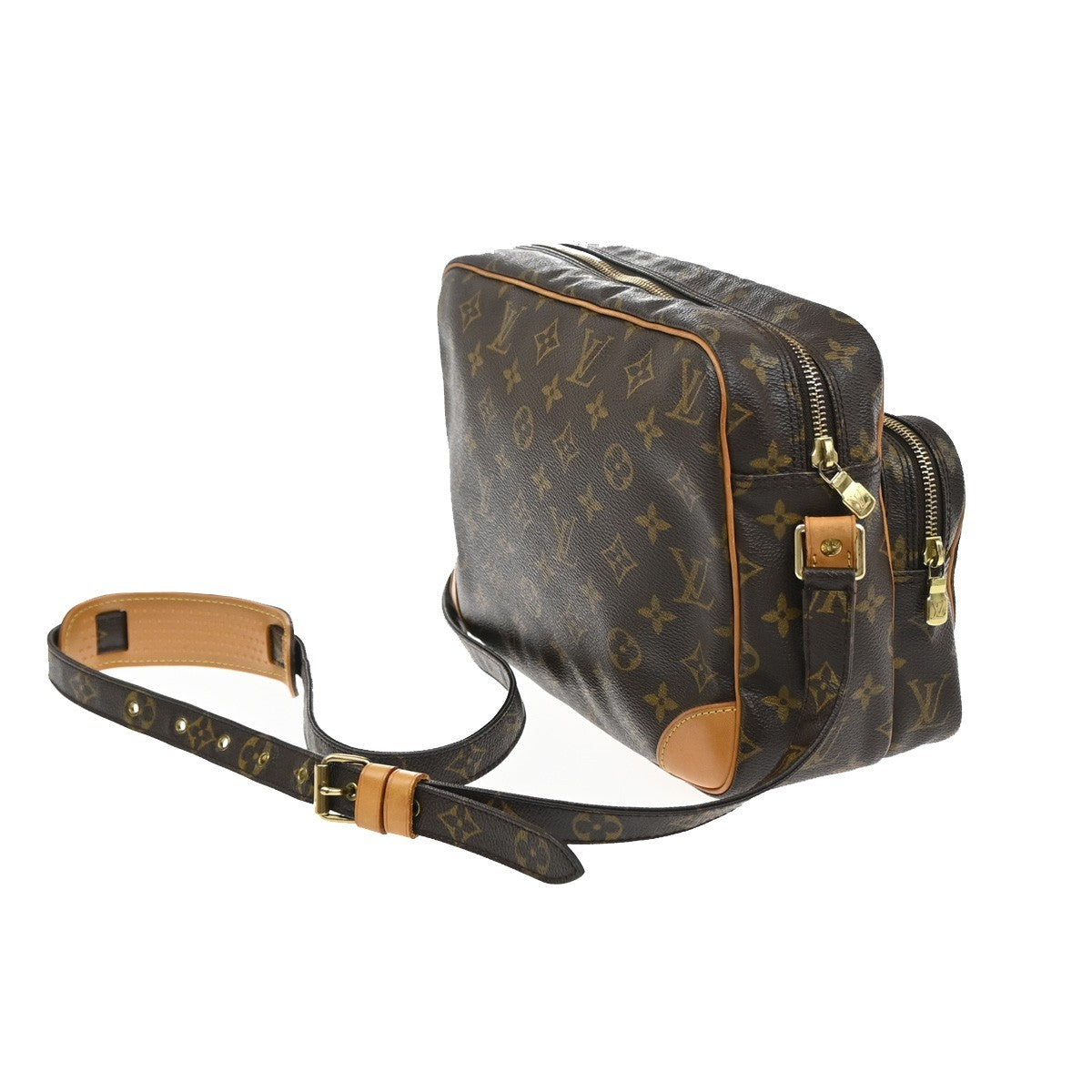 LOUIS VUITTON Nile Crossbody Shoulder Bag Monogram Leather Brown M45244 85SA134