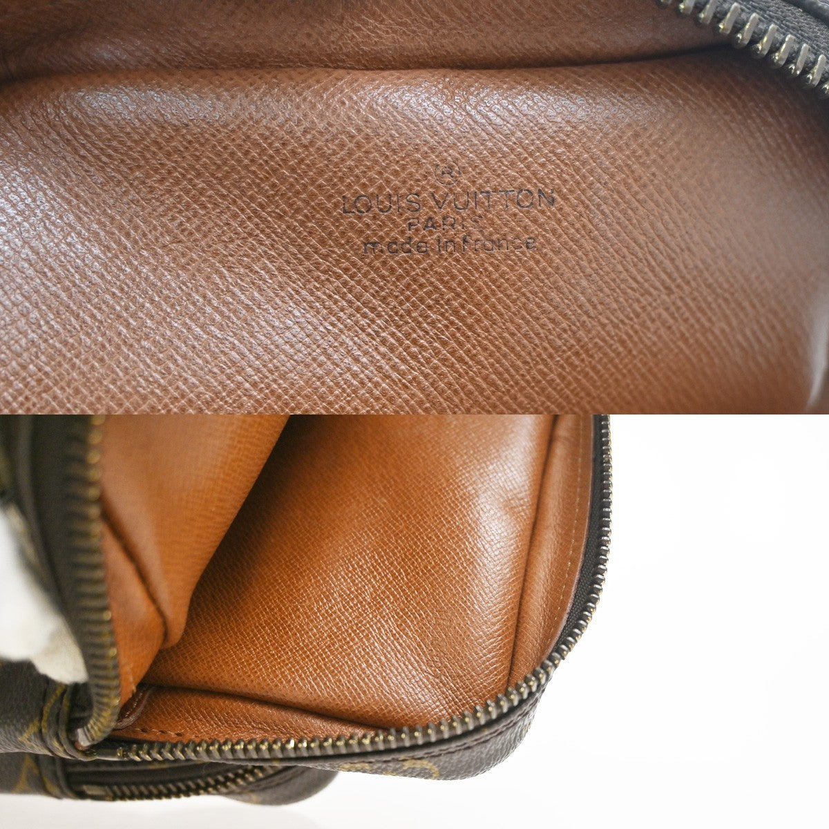 LOUIS VUITTON Mini Amazon Shoulder Bag Monogram Leather Brown M45238 31KC520