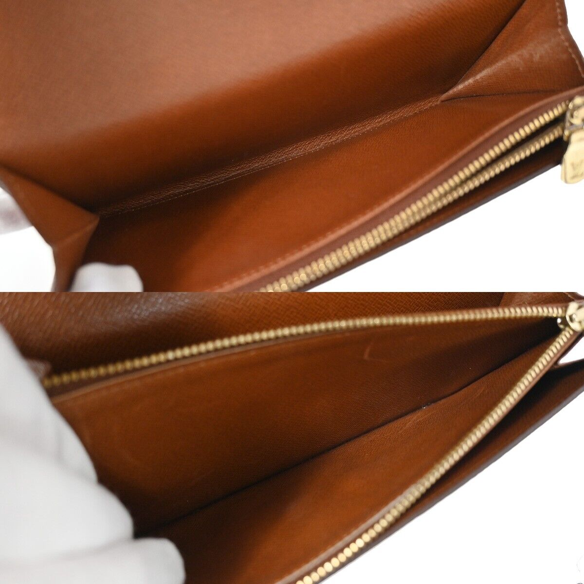 LOUIS VUITTON Porte Monnaie Credit Long Bifold Wallet Monogram M61724 64RJ270