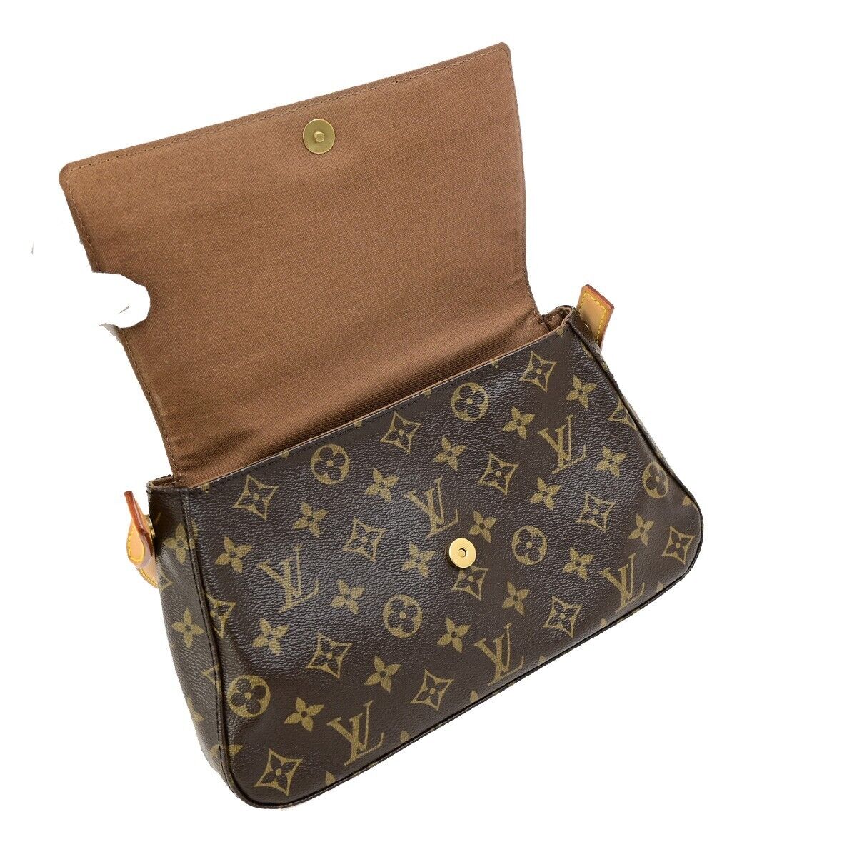 LOUIS VUITTON Mini Looping Hand Bag Monogram Leather Brown France M51147 50KA470