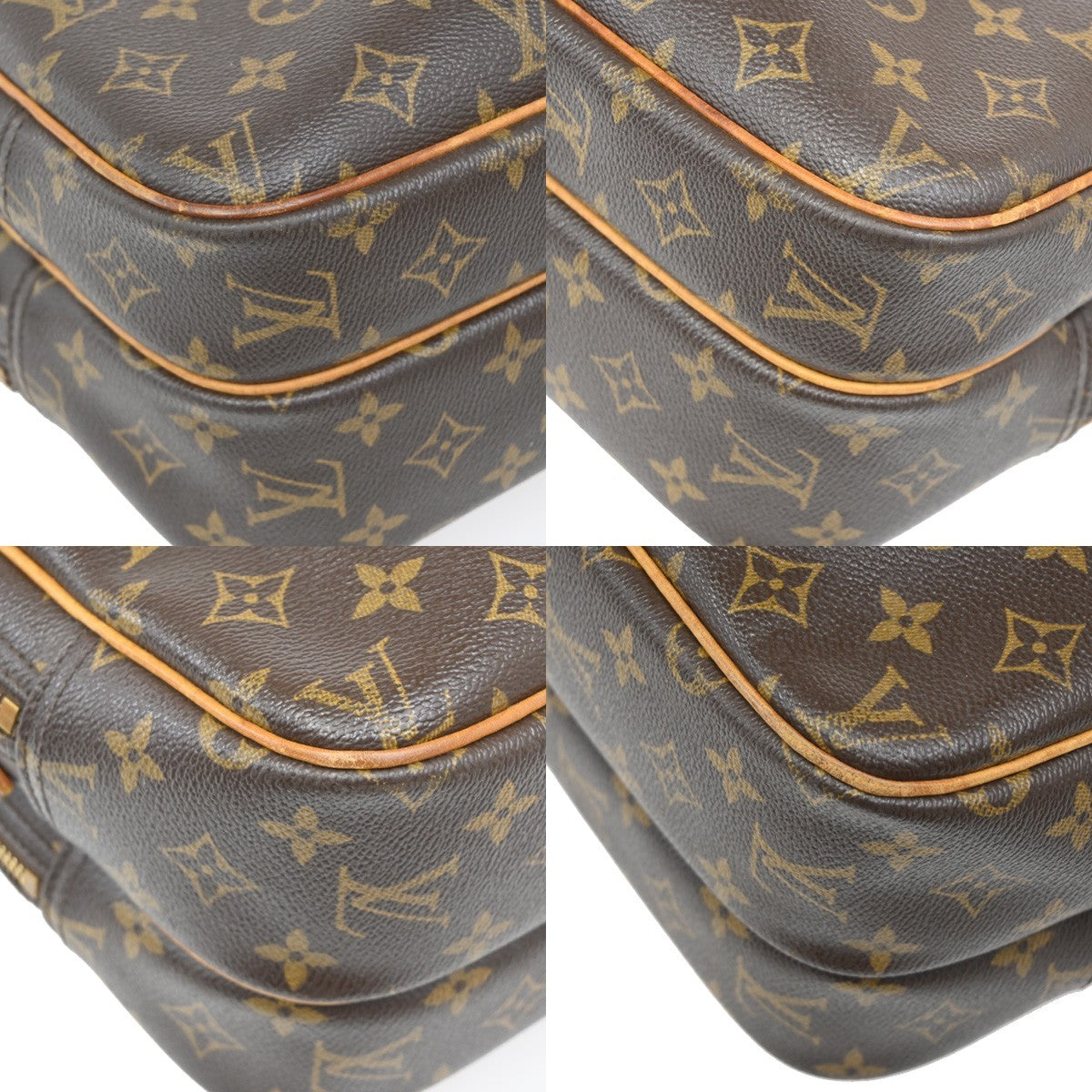 LOUIS VUITTON Reporter PM Crossbody Shoulder Bag Monogram Leather M45254 32KB723