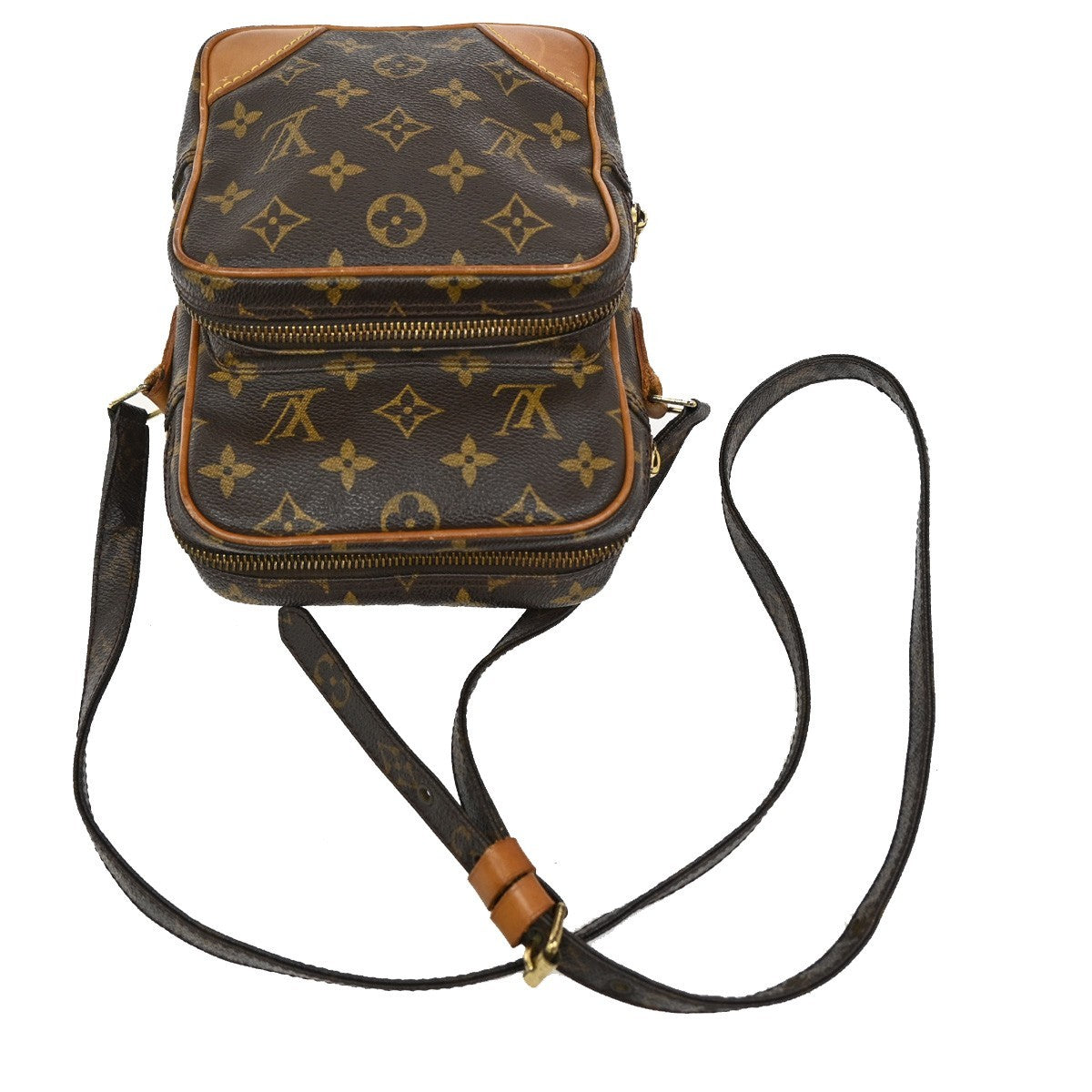 LOUIS VUITTON Amazon Crossbody Shoulder Bag Monogram Leather BN M45236 32TA047