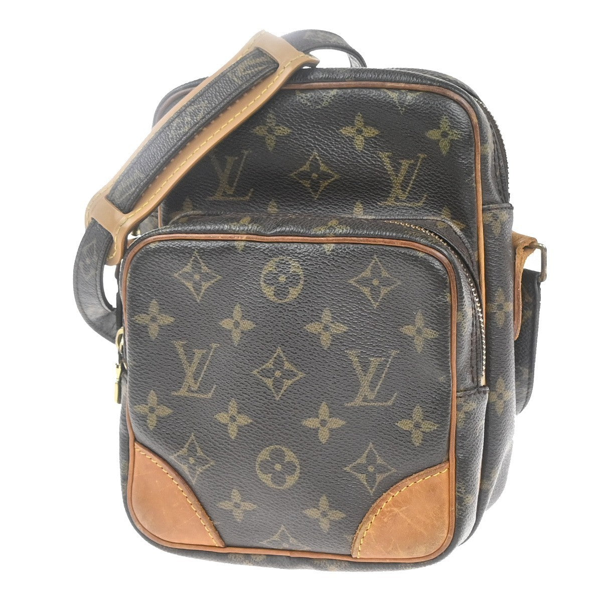 LOUIS VUITTON Amazon Crossbody Shoulder Bag Monogram Leather BN M45236 39KP483