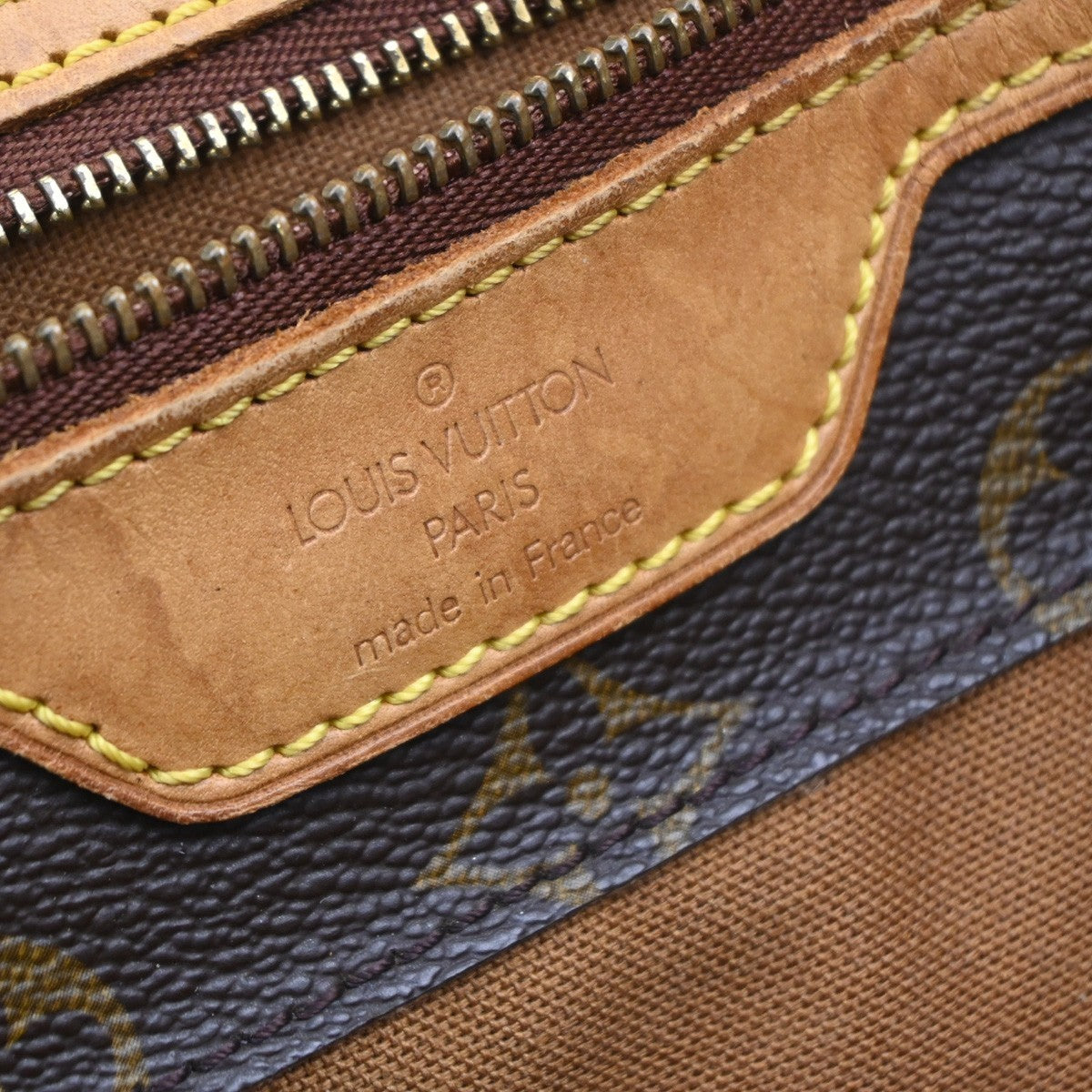 LOUIS VUITTON Cabas Alto Shoulder Bag Monogram Leather Brown M51152  70YJ153
