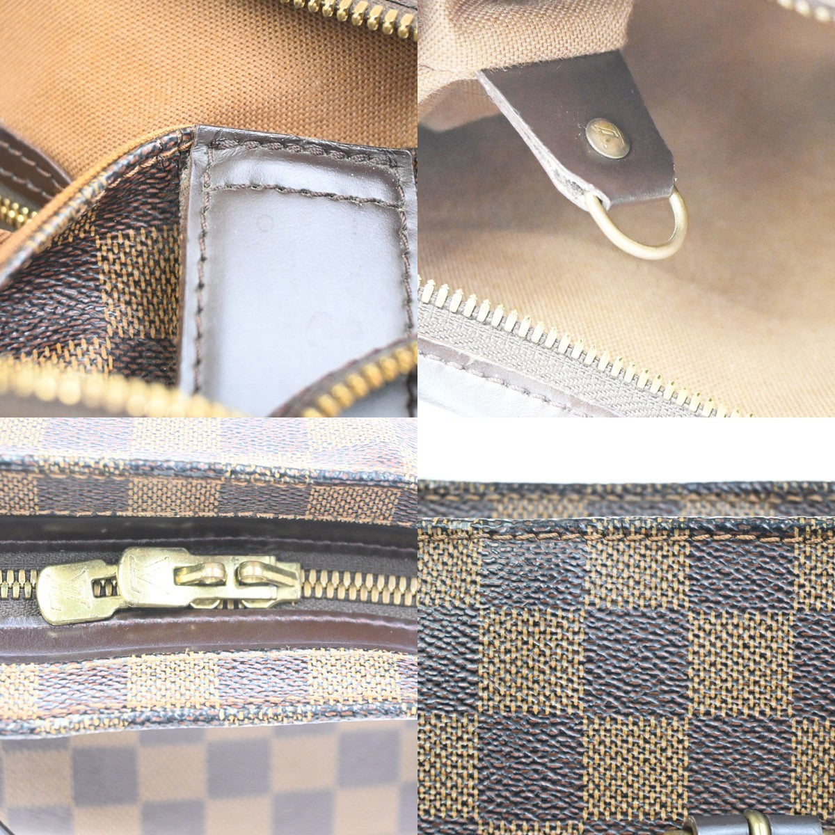 LOUIS VUITTON Chelsea Shoulder Tote Bag Damier Ebene Leather BN N51119 85CA791