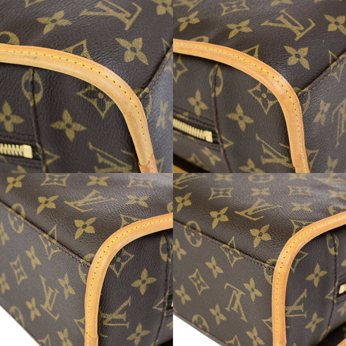 LOUIS VUITTON Rivoli Briefcase Hand Bag Monogram Leather Brown M53380 11YG534