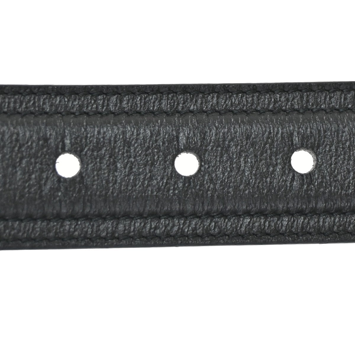 GUCCI  Logo Belt 80/32 35mm Leather Black GHW Italy 68TA242
