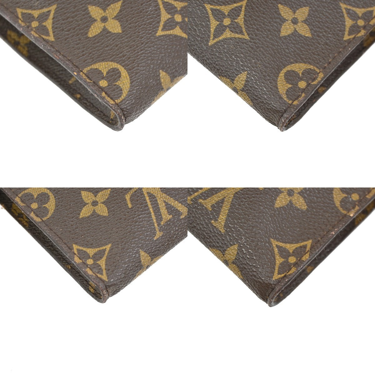 LOUIS VUITTON Logo BUCKET PM Pouch Clutch Bag Monogram Leather BN France 66KC744