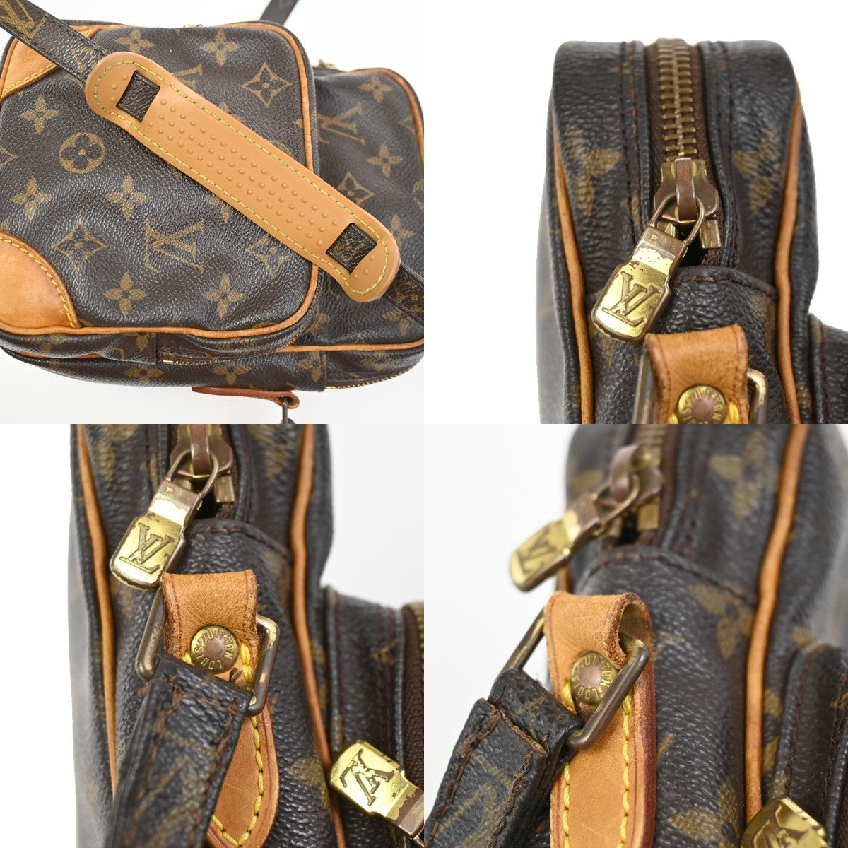 LOUIS VUITTON Amazon Crossbody Shoulder Bag Monogram Leather BN M45236 80KC694