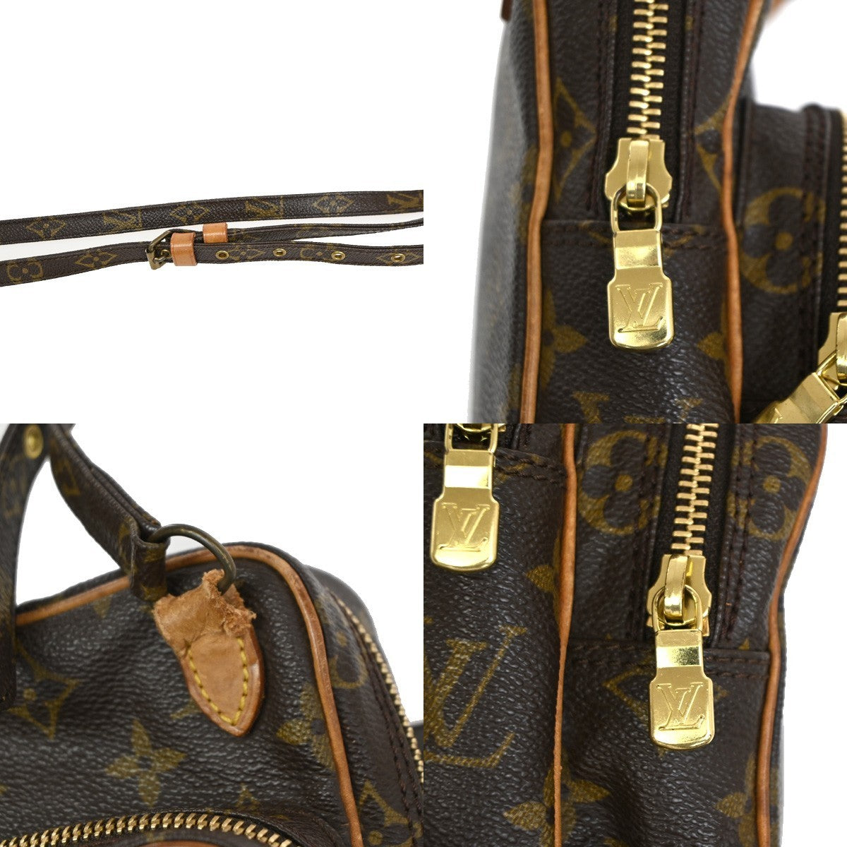 LOUIS VUITTON Mini Amazon Shoulder Bag Monogram Leather Brown M45238 30KC052