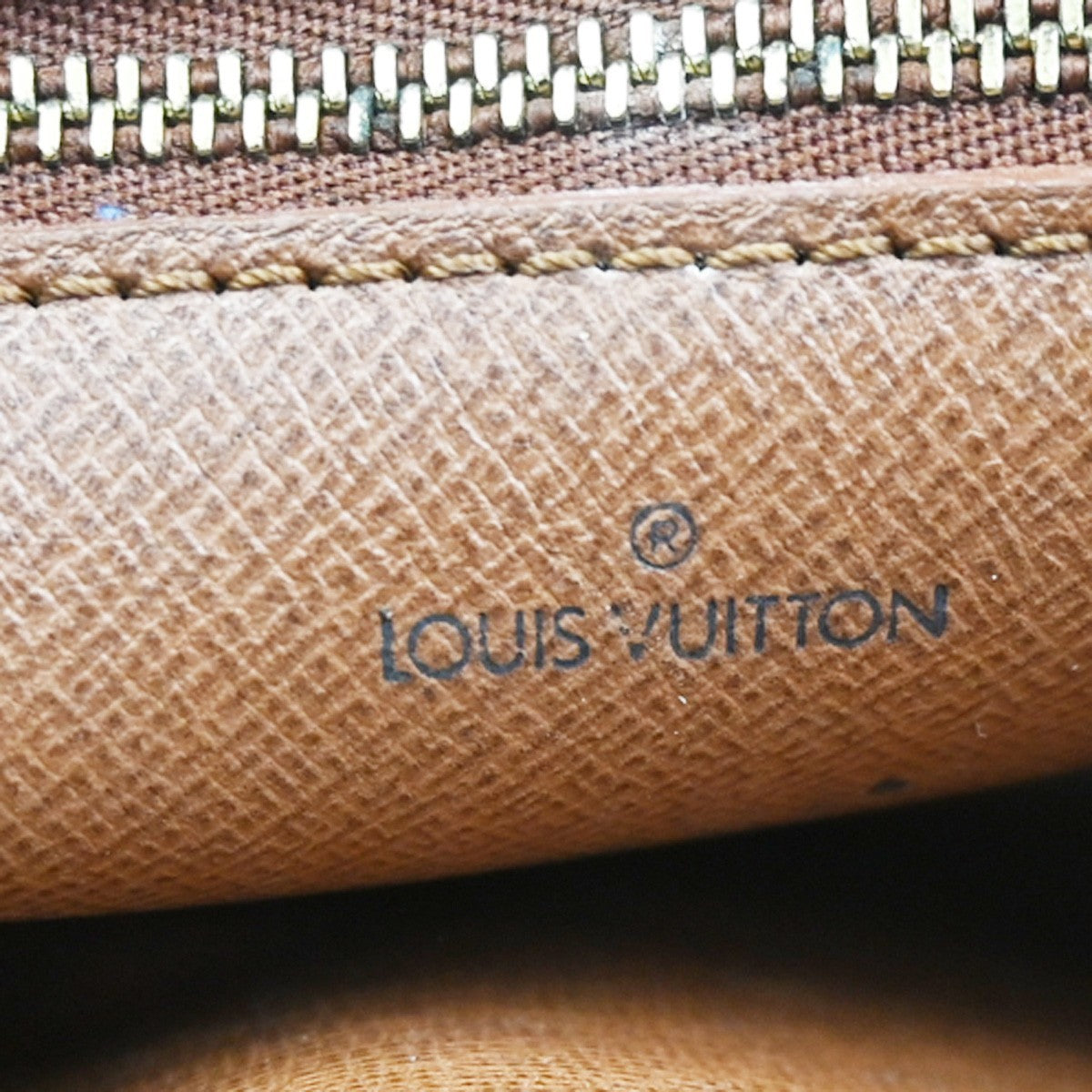 LOUIS VUITTON Jeune Fille MM Shoulder Bag Monogram Leather Brown M51226 32KC670