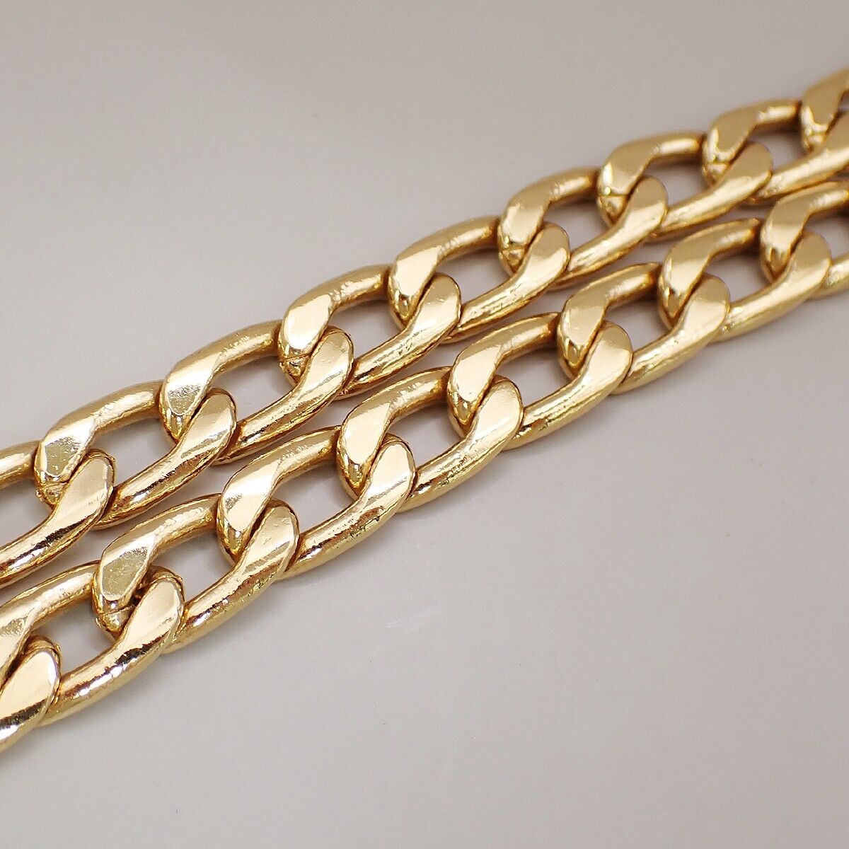 CHANEL CC Logo Cambon Medallion Charm Chain Belt Gold GHW Accessory 95RK025