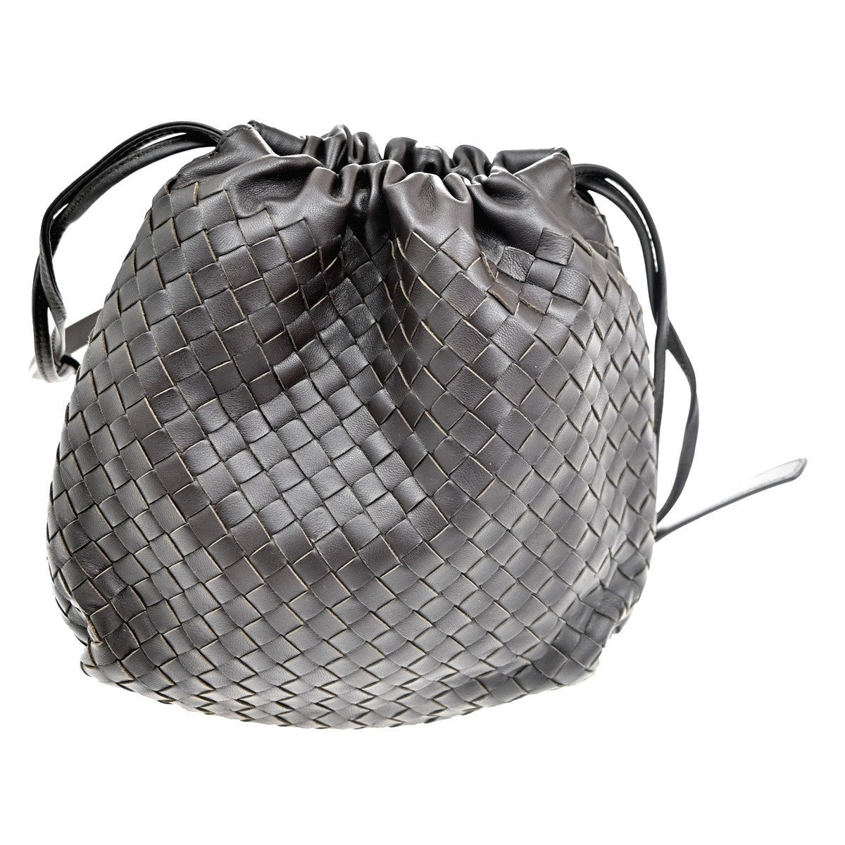 BOTTEGA VENETA Intrecciato Shoulder Bag Leather Brown Italy 245590 53RL672