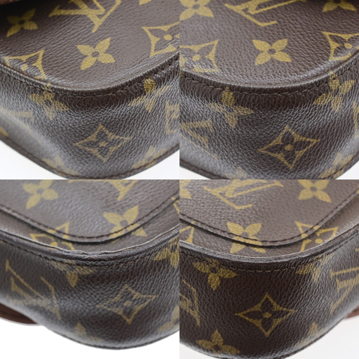 LOUIS VUITTON Mini Saint Cloud Shoulder Bag Monogram Leather BN M51244 35YJ260