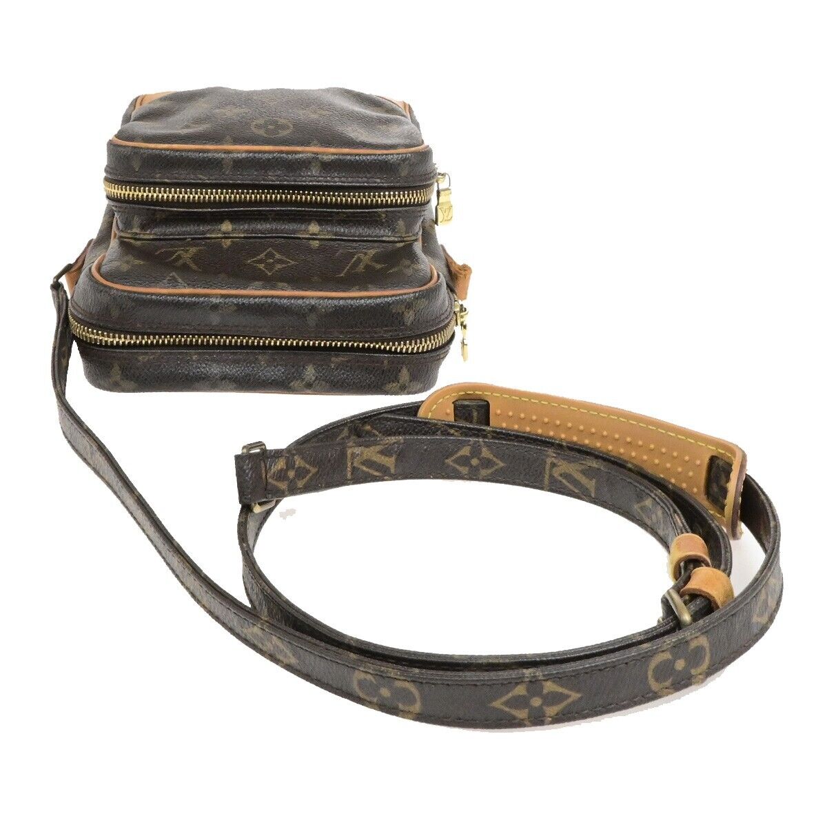 LOUIS VUITTON Amazon Crossbody Shoulder Bag Monogram Leather BN M45236 04EE045