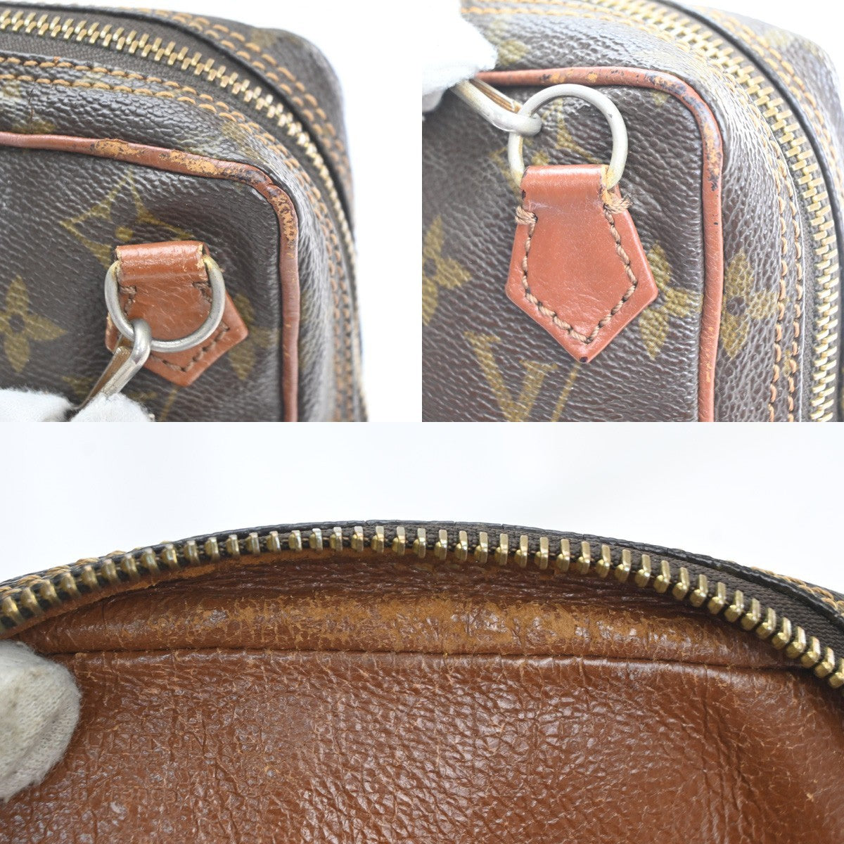 LOUIS VUITTON Mini Amazon Shoulder Bag Monogram Leather Brown M45238 67KC399