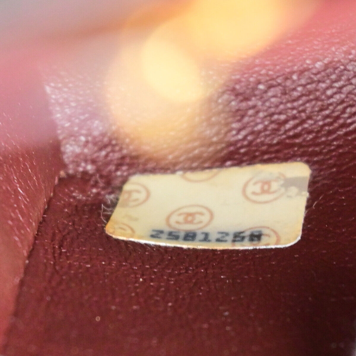 CHANEL CC Logo Matelasse Shoulder Bag Lambskin Leather BK GHW Vintage 321RK697