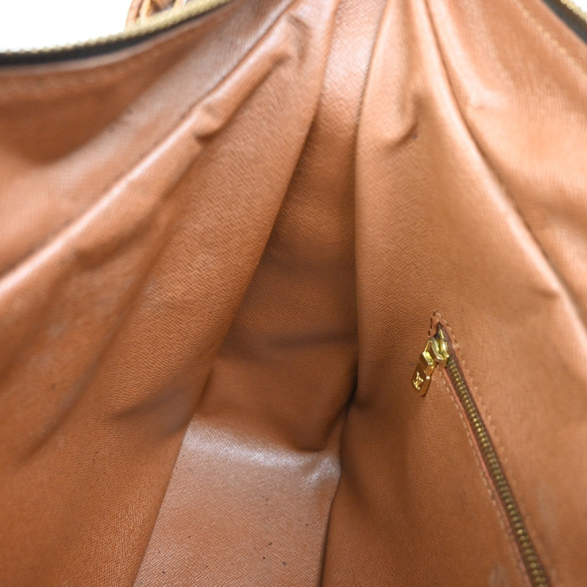 LOUIS VUITTON Boulogne 35 Shoulder Bag Monogram Leather Brown M51260 82YJ178