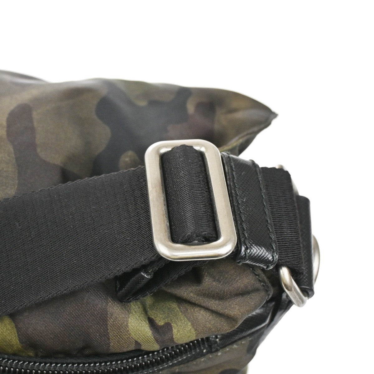 PRADA Tessuto Crossbody Camouflage Shoulder Bag Nylon Leather GN SHW 77KP101