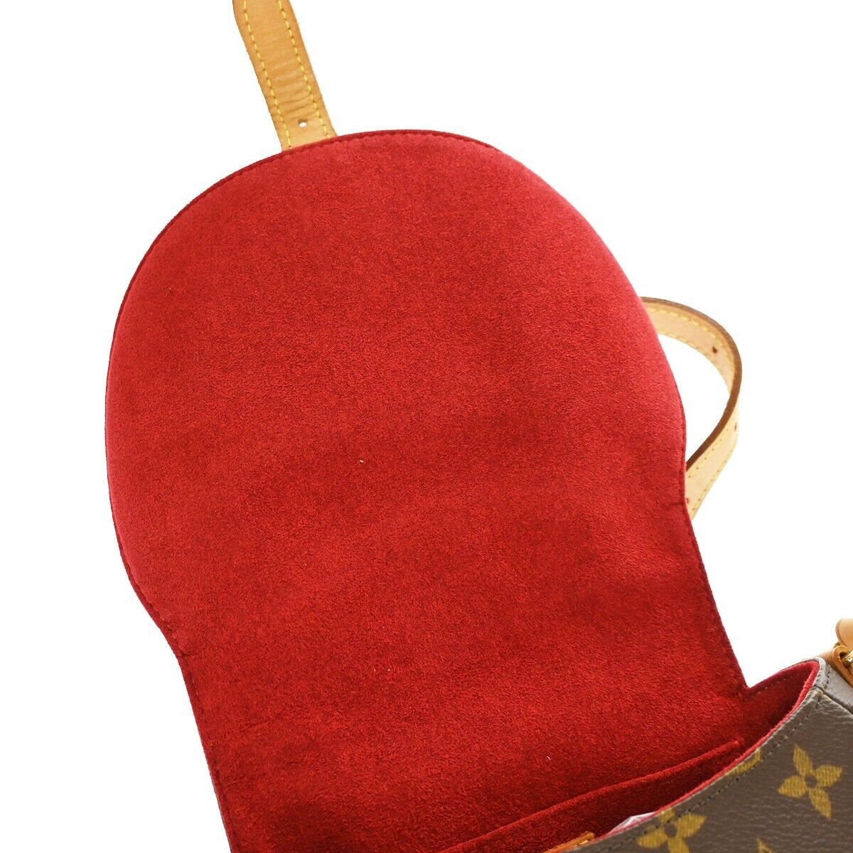 LOUIS VUITTON Tambourine Shoulder Bag Monogram Leather Brown M51179 676RH804