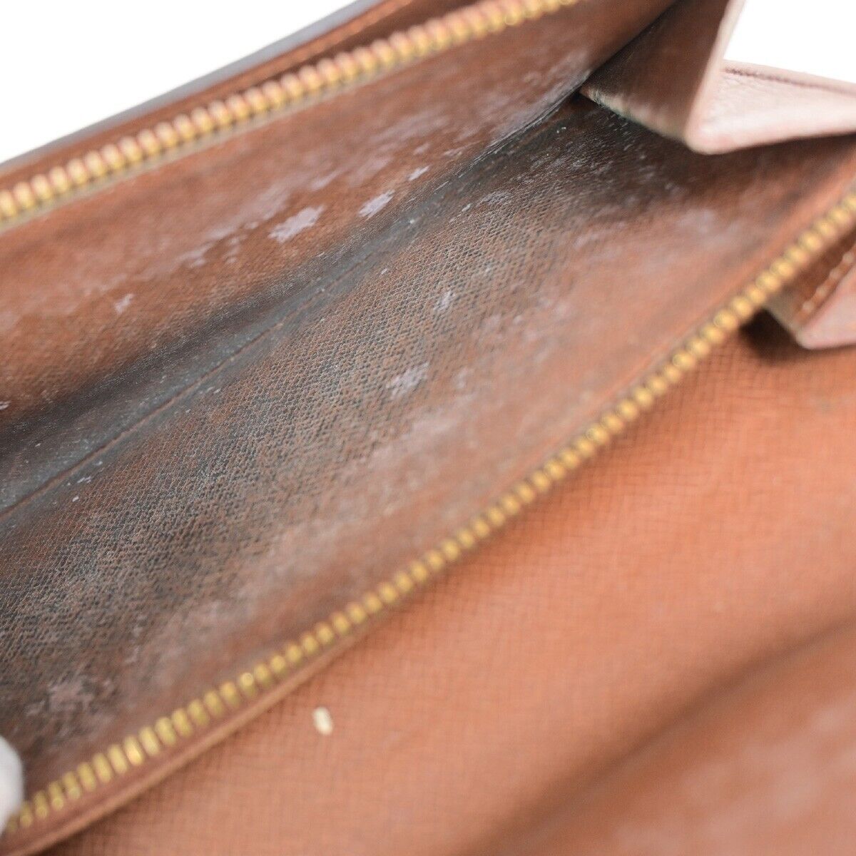 LOUIS VUITTON LV Logo 4 Set Bifold Trifold Long Wallet Monogram Brown 69KA307