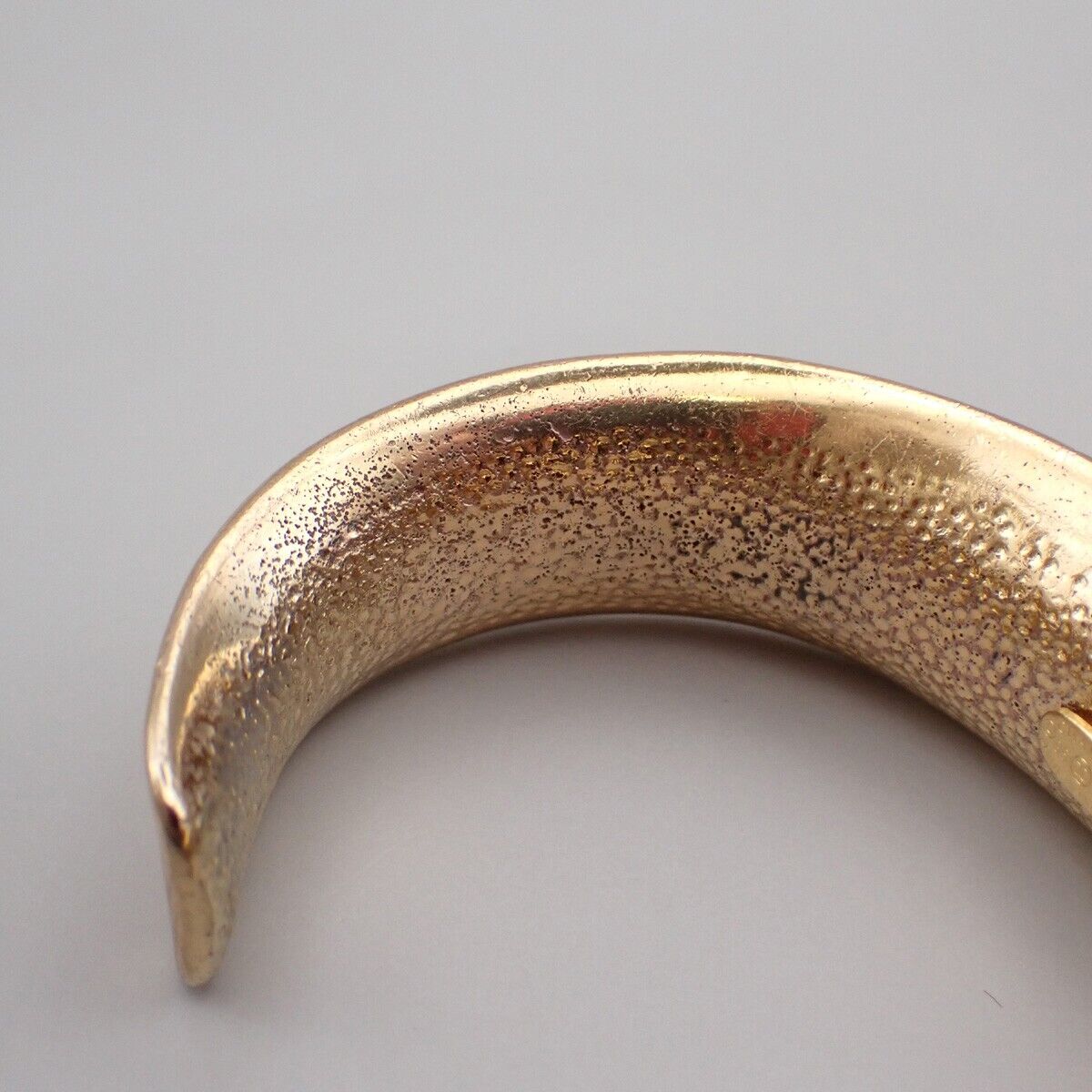 CHANEL CC Logo Bangle Bracelet 95A Gold France Accessory 84EC968