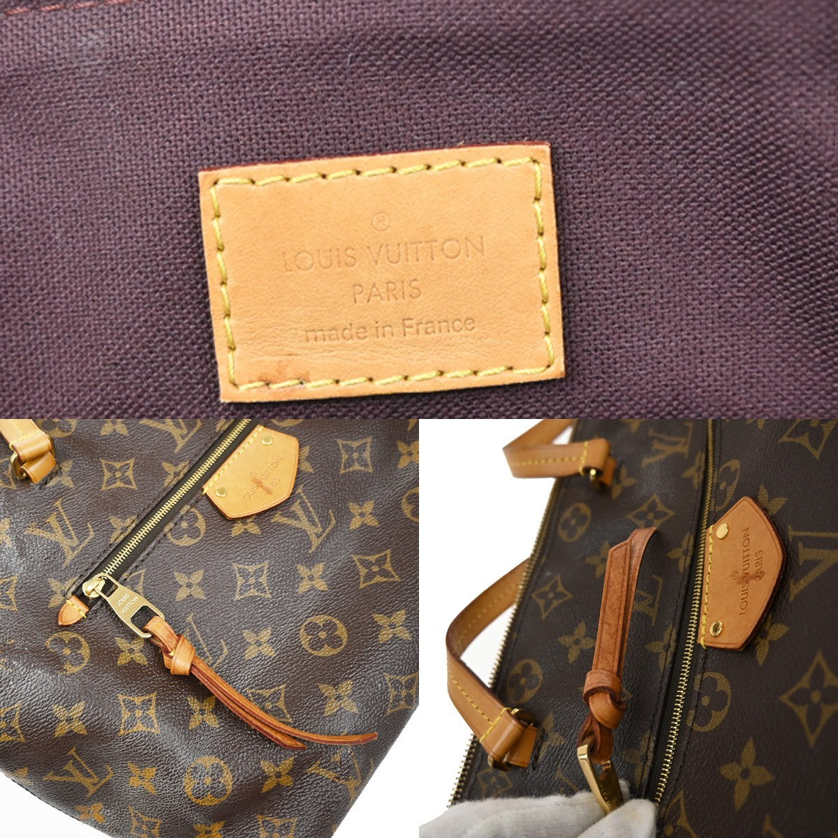LOUIS VUITTON LV Iena PM Shoulder Bag Monogram Leather Brown M42268 84KB332