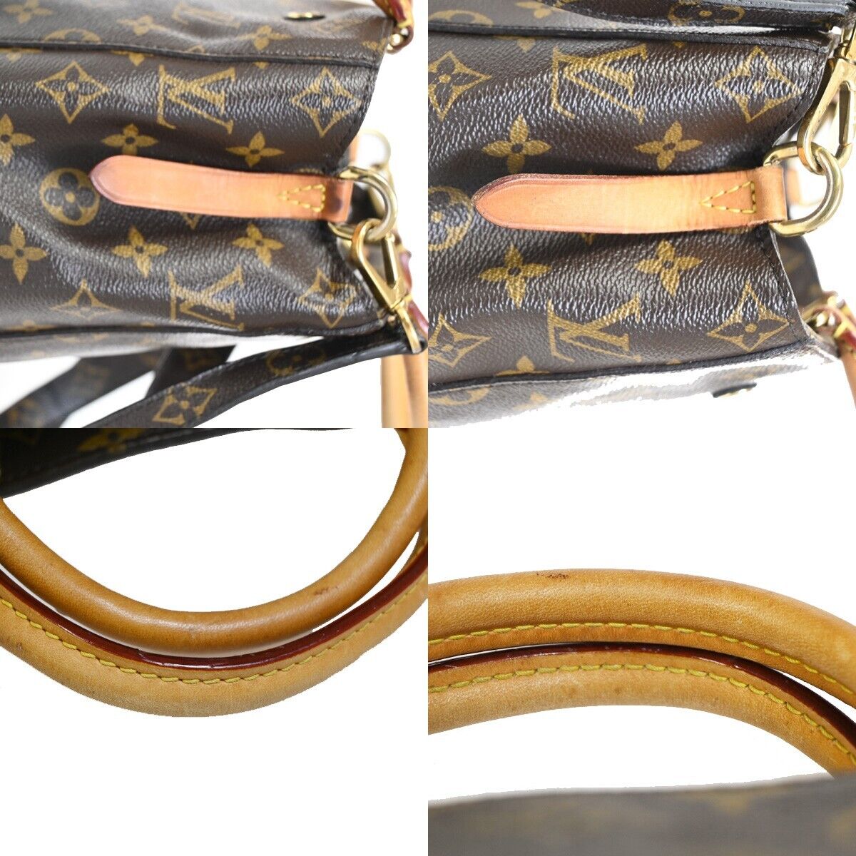 LOUIS VUITTON Montaigne BB Hand shoulder bag Monogram Leather BN M41055 23SH748