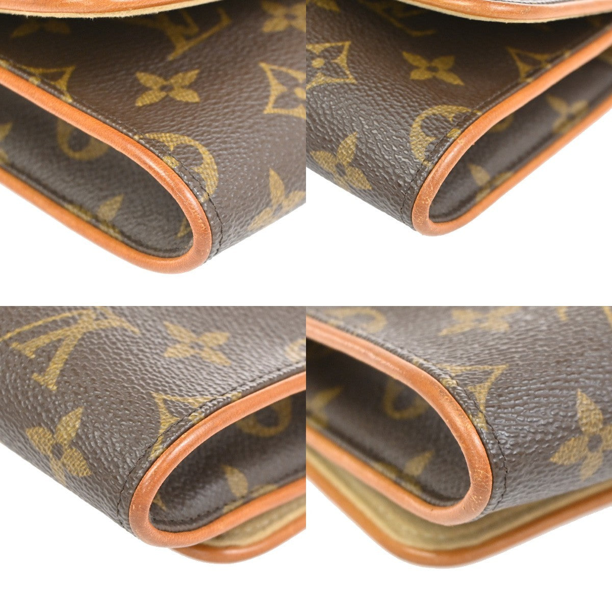 LOUIS VUITTON Pochette Twin GM 2Way Shoulder Bag Monogram Brown M51852 70CA948