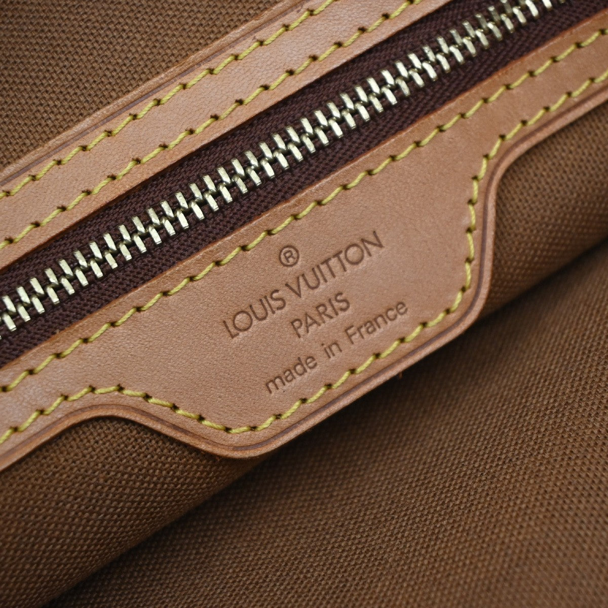 LOUIS VUITTON Cabas Piano Shoulder Bag Monogram Leather Brown M51148 82KP450