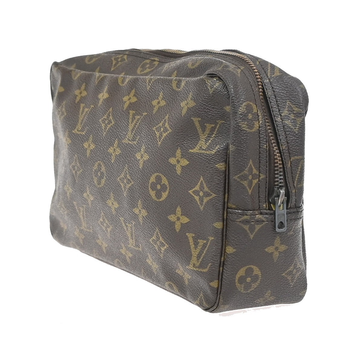 LOUIS VUITTON Trousse Toilette 28 Clutch Hand Bag Monogram Brown M47522 62AA215