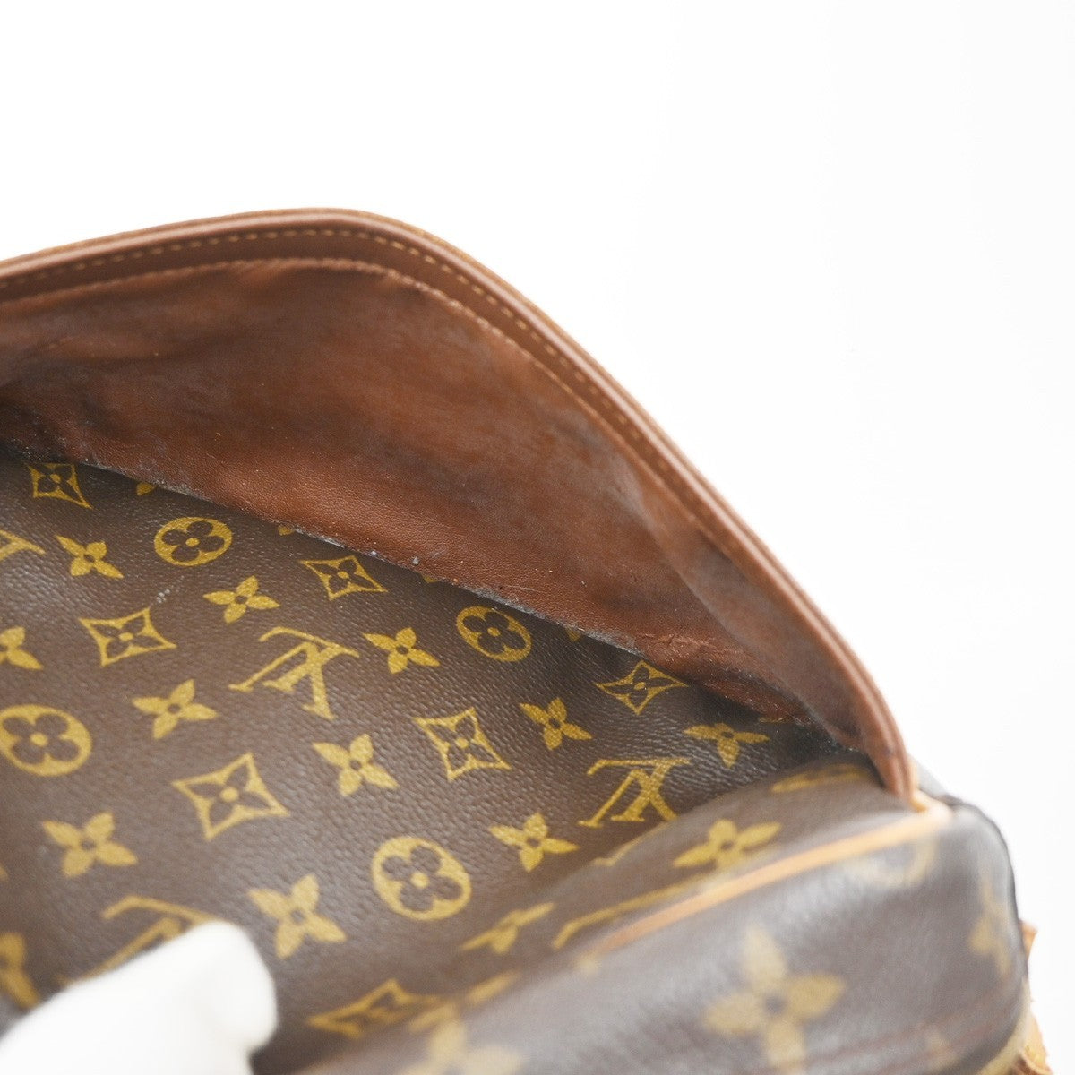 LOUIS VUITTON Trocadero 27 Shoulder Bag Monogram Leather Brown M51274 84SA139