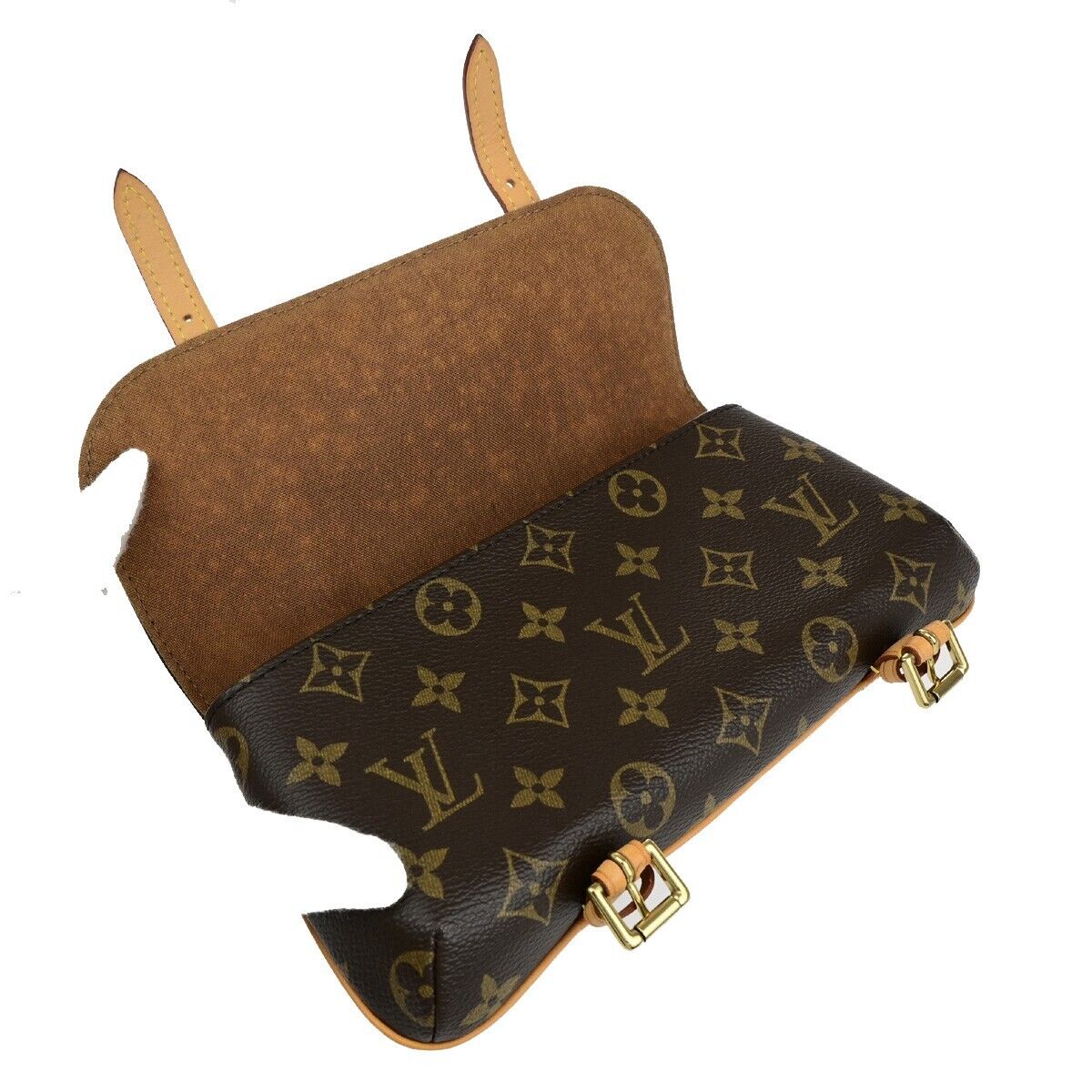 LOUIS VUITTON LV Pochette Marrell Bum Bag Monogram Leather Brown M51159 99EC185