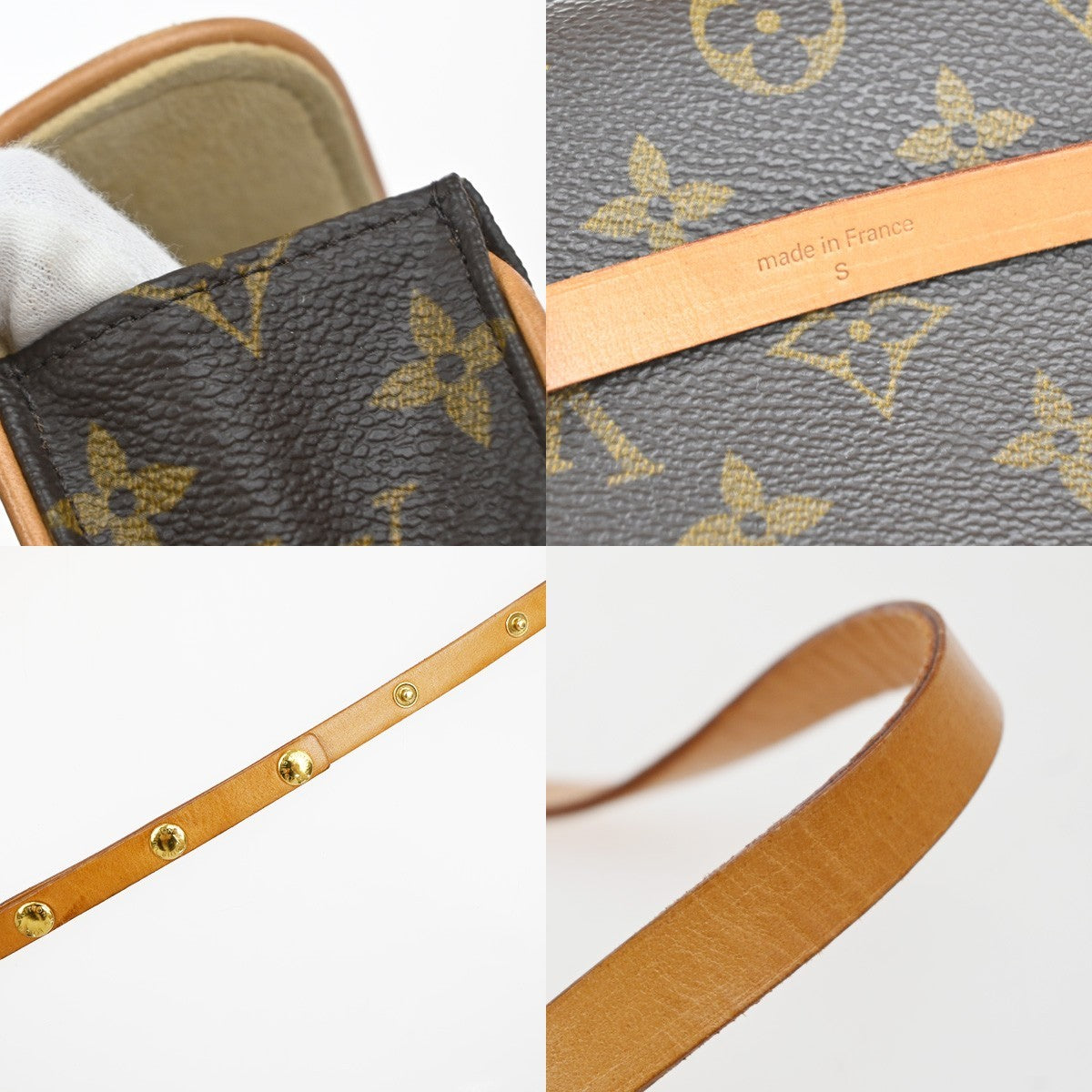 LOUIS VUITTON Pochette Florentine Bum Bag #S Monogram Leather BN M51855 74MA569